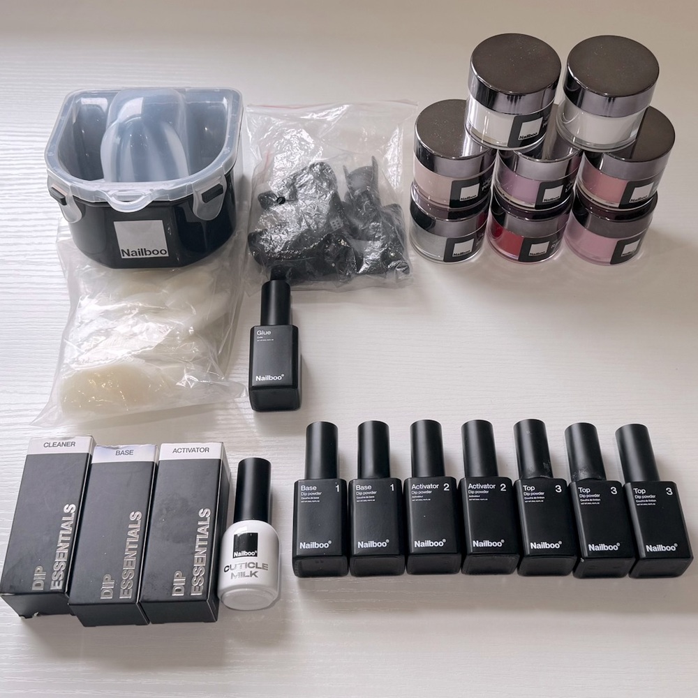 Nailboo Dip Powder Nail Kit Bundle – Essentials Full Set